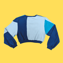 Load image into Gallery viewer, Blue Orchid Sustainable Crop Sweatshirt
