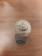 Load image into Gallery viewer, Mushroom Bamboo Brush
