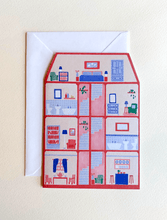 Load image into Gallery viewer, New Home House Shaped Card
